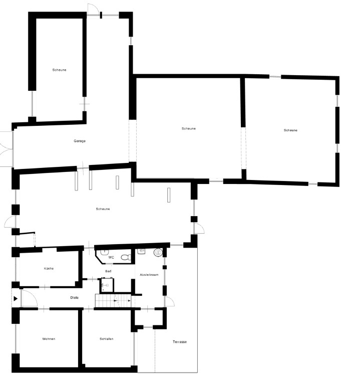 Erdgeschoss Einfamilienhaus D�rrholz / Daufenbach (Westerwald)