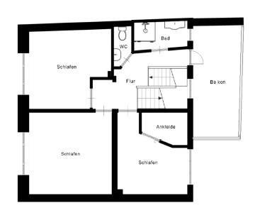 Obergeschoss Einfamilienhaus D�rrholz / Daufenbach (Westerwald)