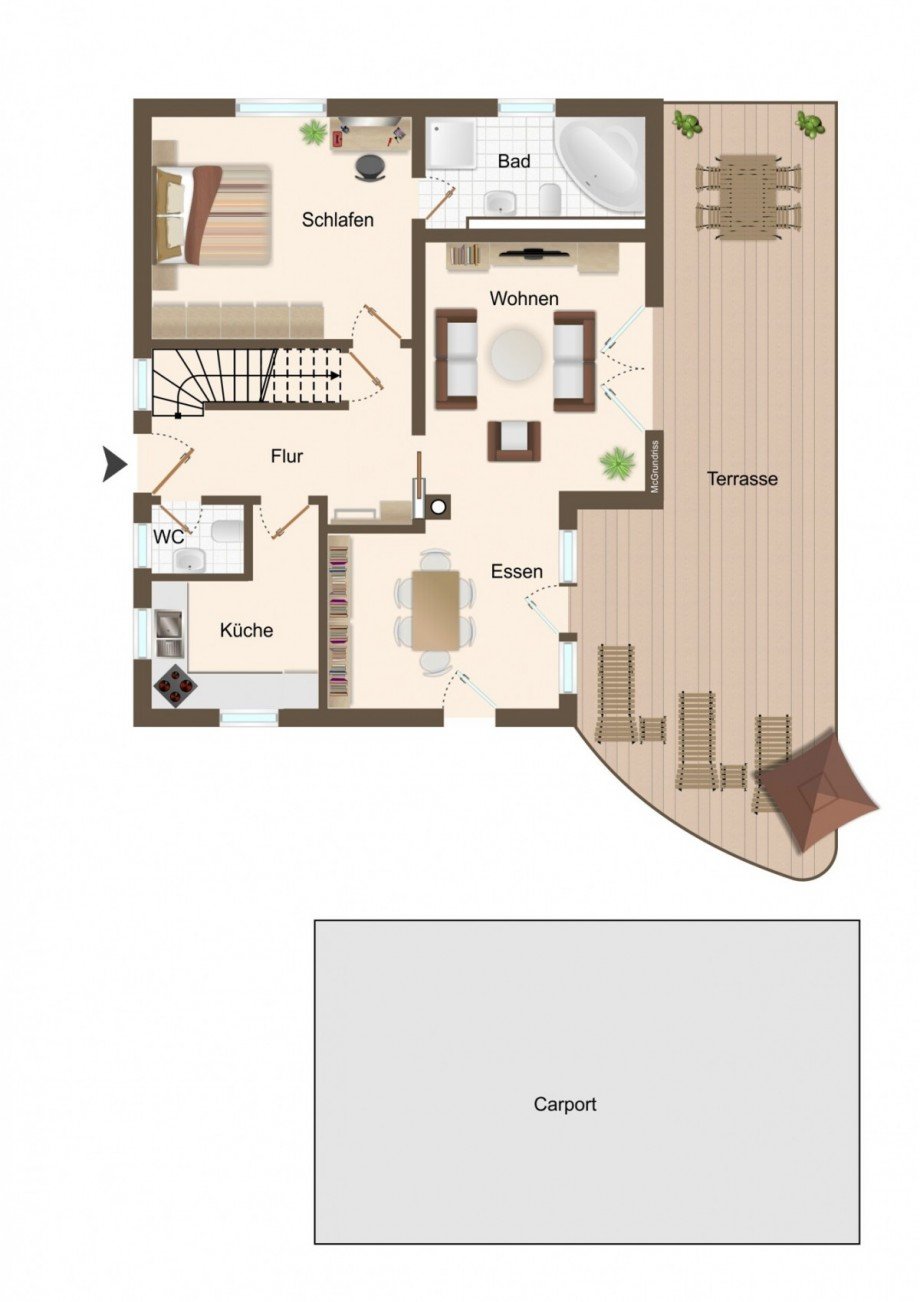 EG Einfamilienhaus Windhagen / Stockhausen