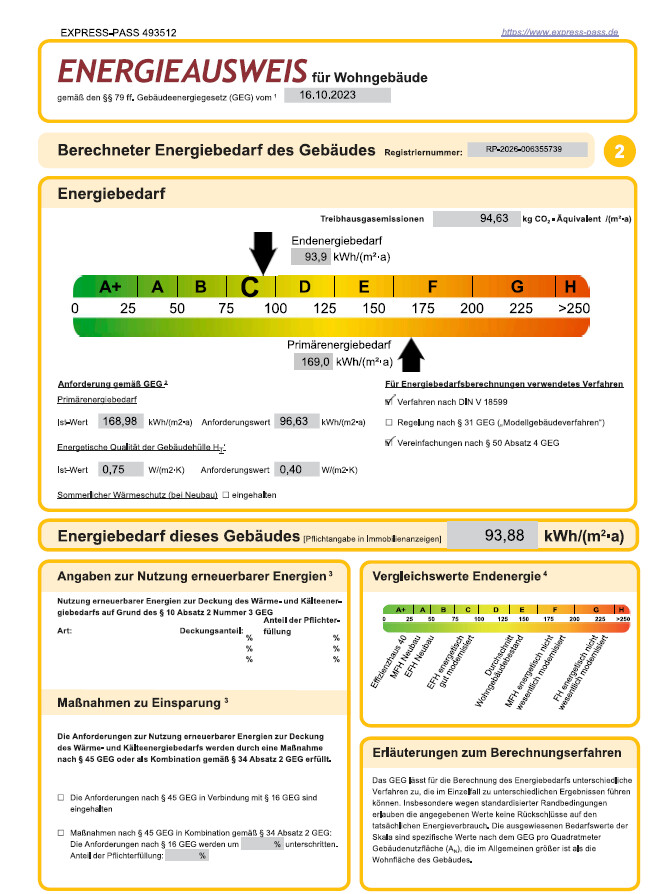 Energie Einfamilienhaus Mehren